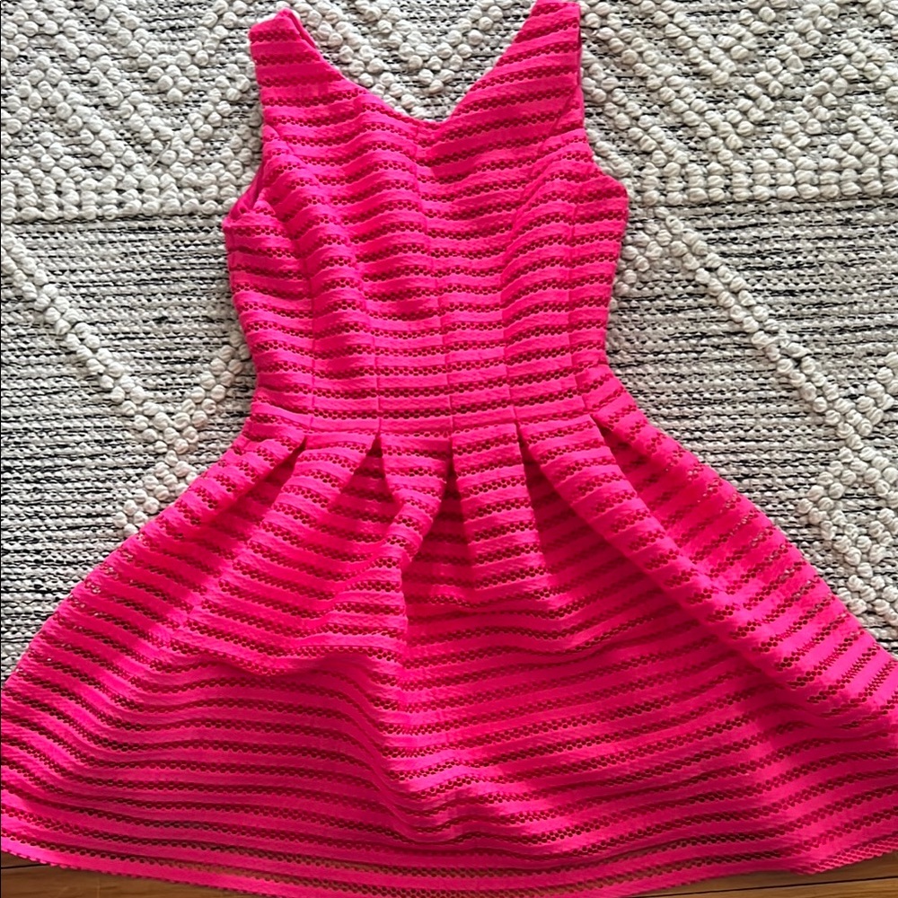 Vibrant Pink Aqua Kids Dress